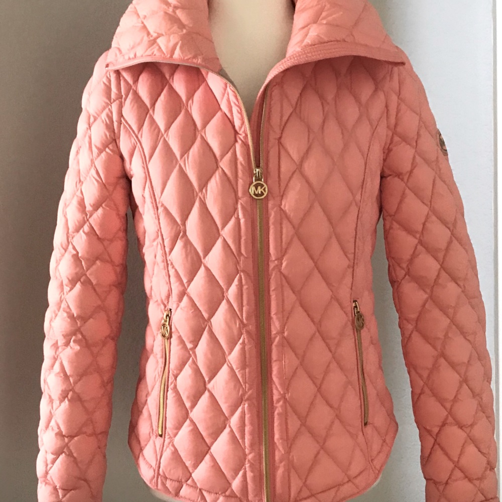 Michael Kors  quilted feather down puffer jacket